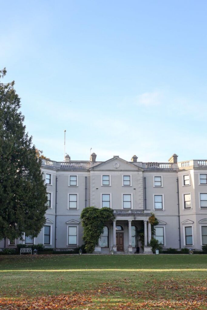 Large manor house in Dublin, Ireland. Free things to do in Dublin.