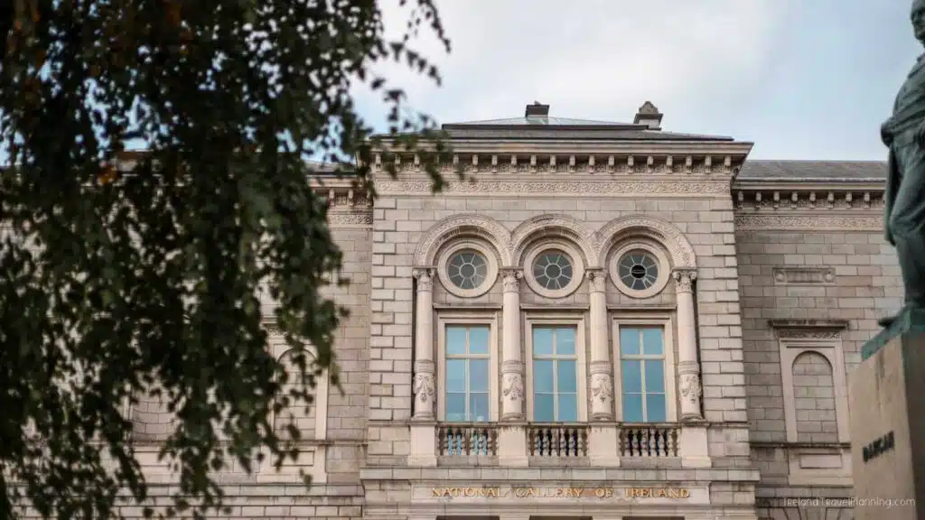 National Gallery of Ireland in Dublin. One of the free things to do in Dublin.