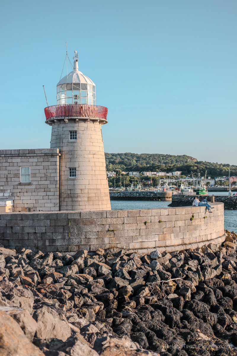 Howth Head lighthouse and harbor, a free Dublin sight.