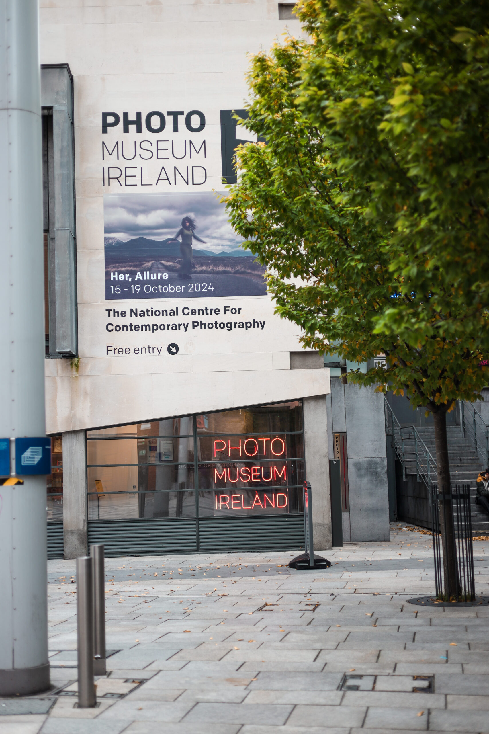 Photo Museum Ireland sign, a free Dublin attraction