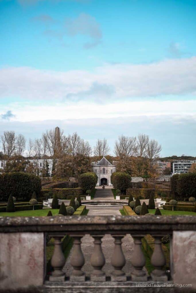Italian Garden at Dublin's Irish Museum of Modern Art.