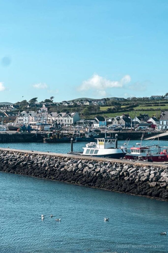 Dingle harbor, a scenic view of one of the best things to do in Kerry.