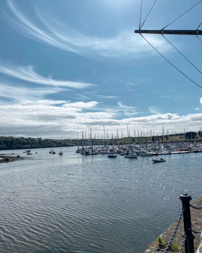 Coastal Harbour View from Kinsale Town in Cork Ireland