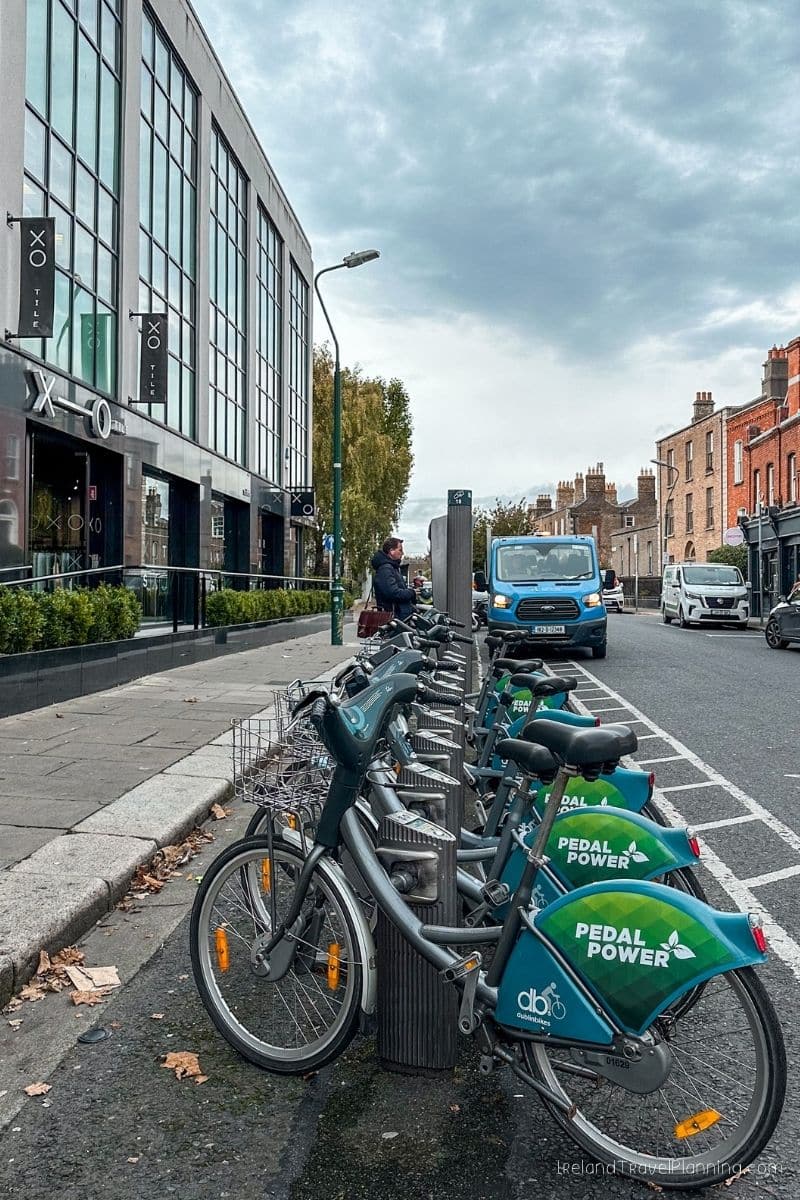 Pedal Power bikes in Dublin, a public transport option for tourists
