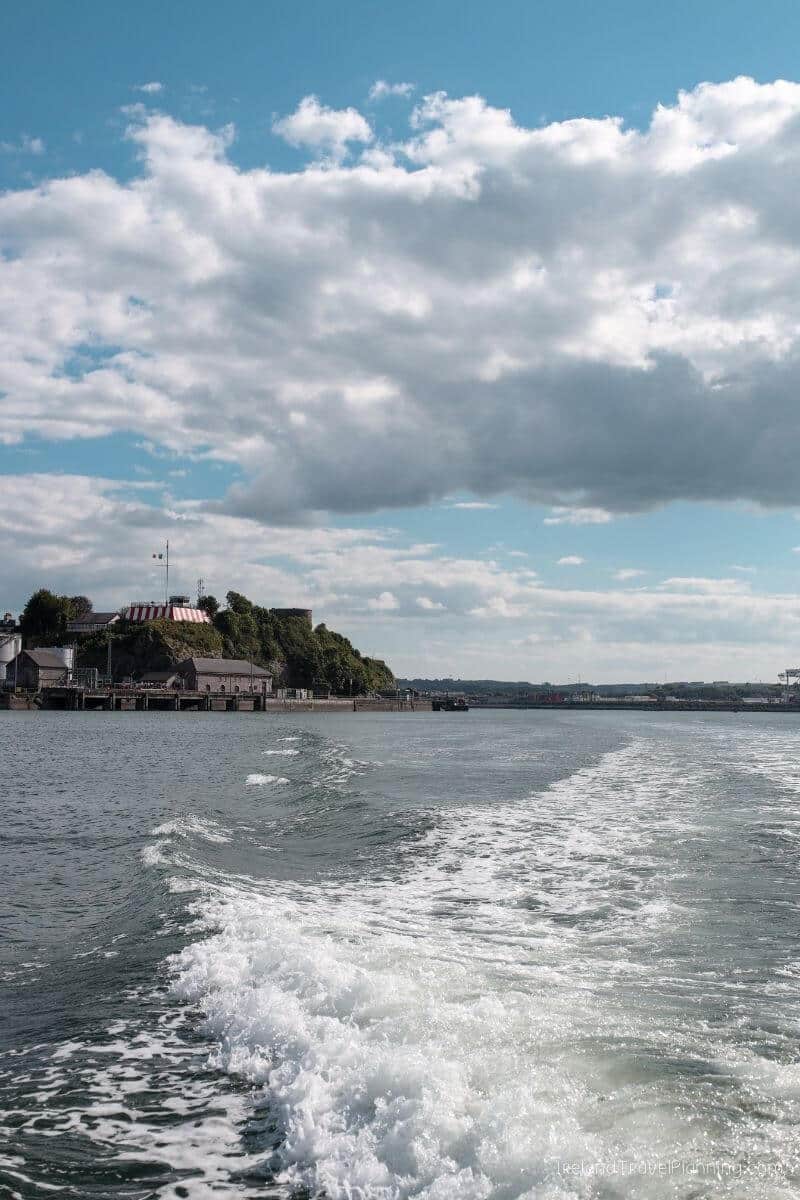 View of Spike Island Fort from Cork Harbour, Ireland