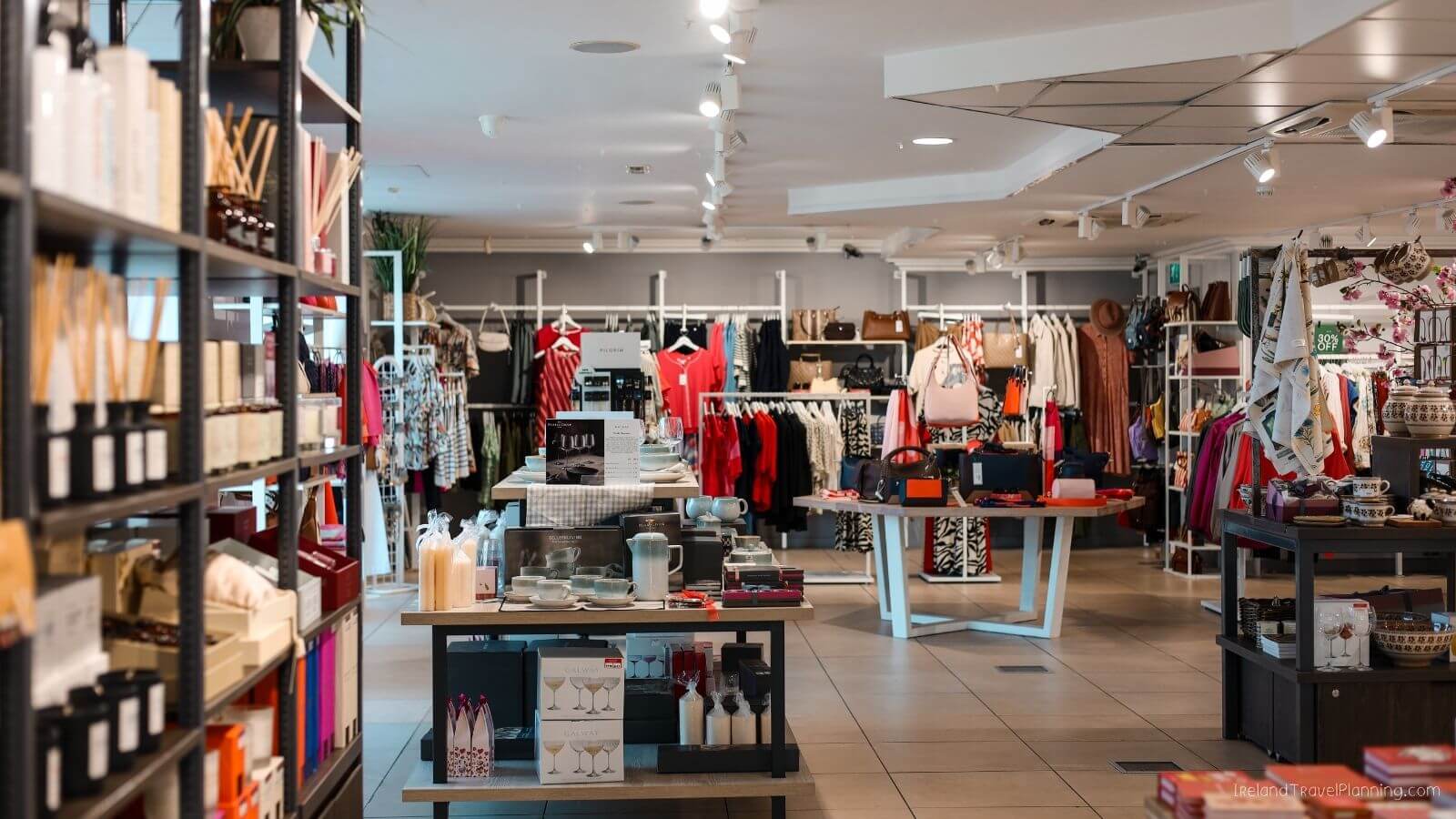 Boutique in Cork City featuring clothing, accessories, and gifts