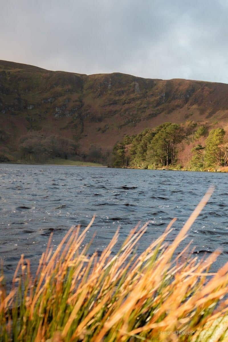 Windswept lake and hills in Ireland, a hidden gem